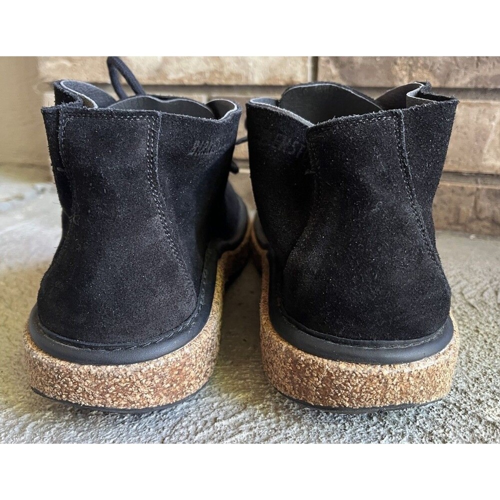 Birkenstock Milton Unisex 42 Narrow Men's 9 Women's 11 Suede Chukka Boots Black - Picture 6 of 12